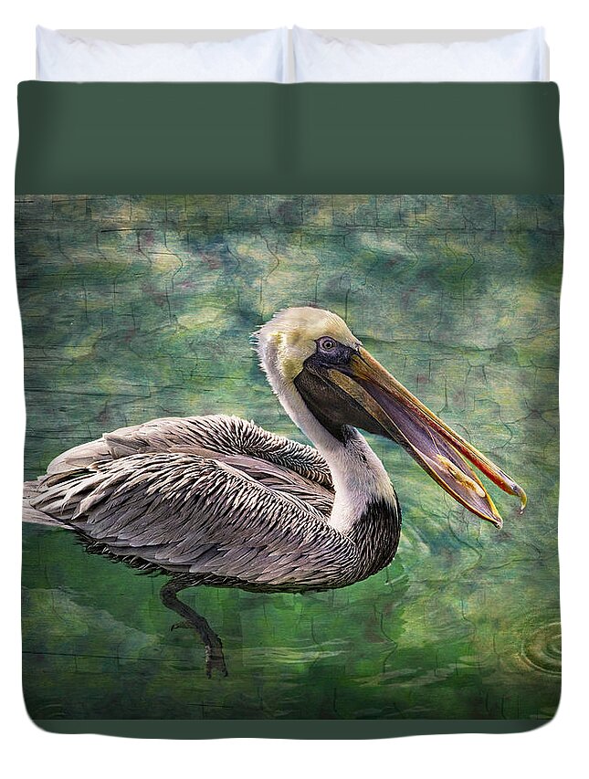 Animals Duvet Cover featuring the photograph Cool Waters by Debra and Dave Vanderlaan