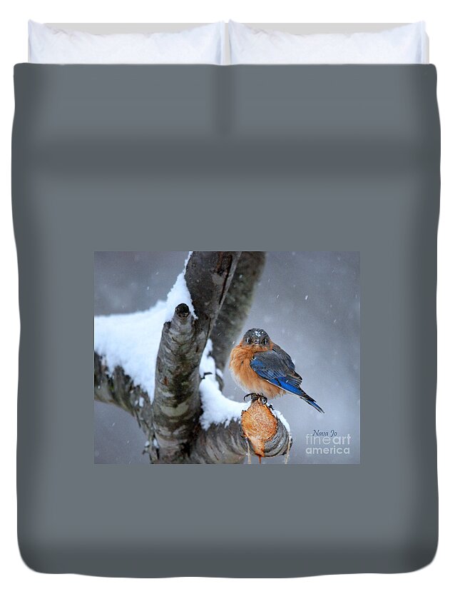 Nature Duvet Cover featuring the photograph Cranky Can Be Cute by Nava Thompson
