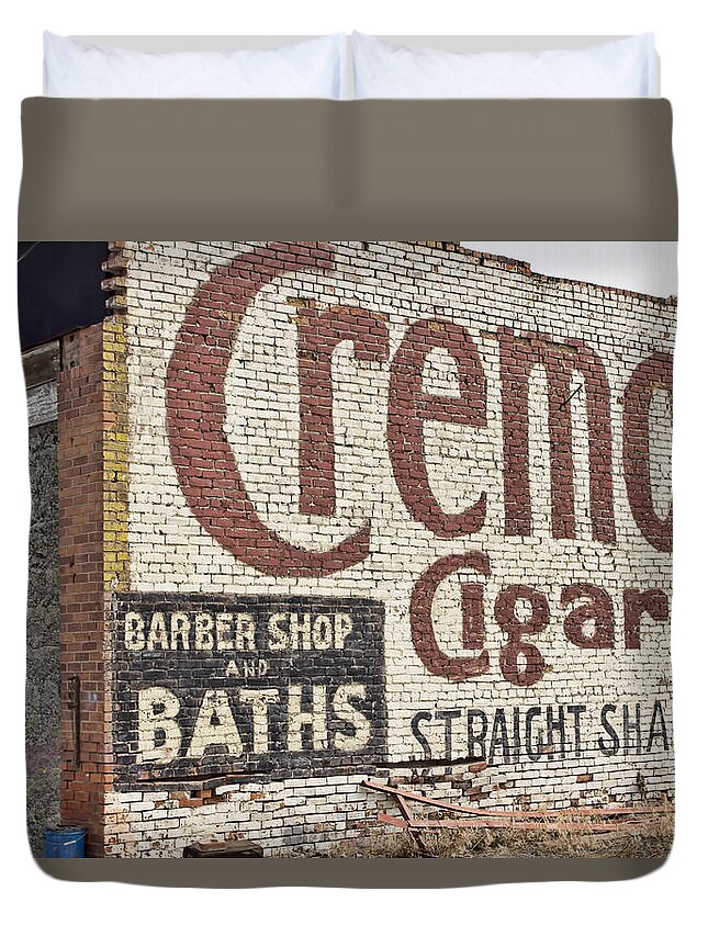Cremo Cigar Duvet Cover featuring the photograph Cremo Cigar by Cathy Anderson