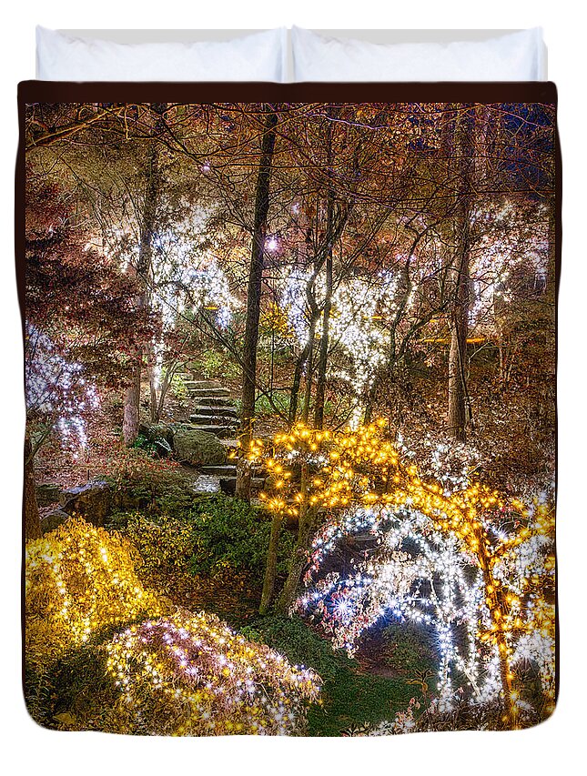 Garvan Duvet Cover featuring the photograph Golden Valley - crop by Daniel George