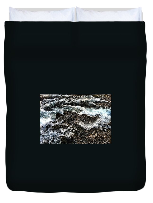 Rogue River Duvet Cover featuring the photograph Crush by Chris Dunn
