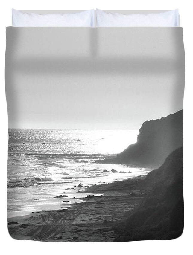 Ocean Duvet Cover featuring the photograph Crystal Cove I by Suzette Kallen
