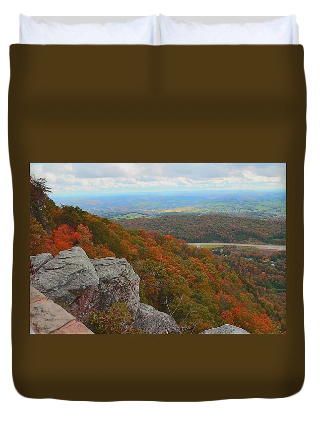 Cumberland Gap Duvet Cover featuring the photograph Cumberland Gap by Dennis Baswell