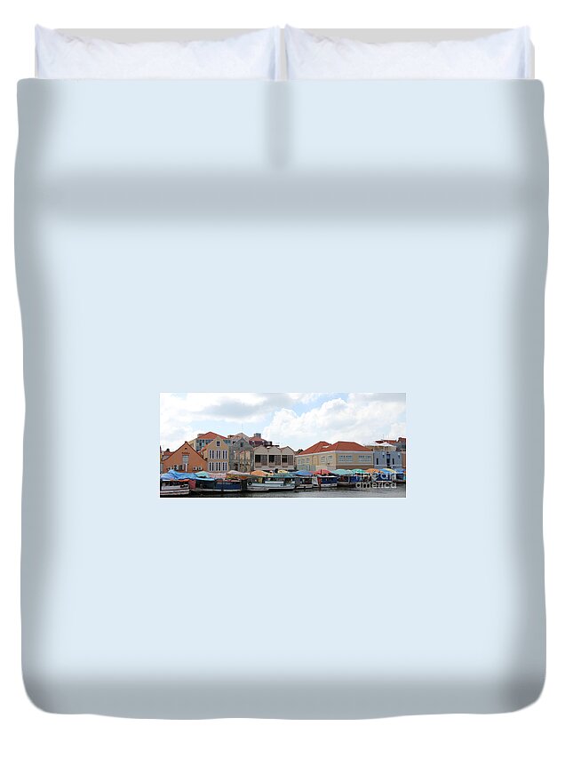 Curacao Duvet Cover featuring the photograph Curacao by Christy Gendalia