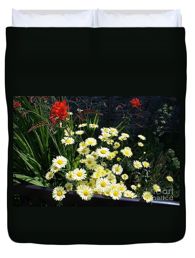 Floral Duvet Cover featuring the photograph Curiosity by Elena Perelman