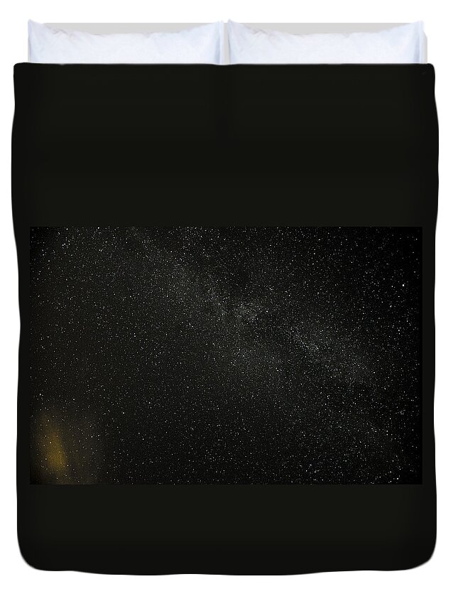 Constellation Duvet Cover featuring the photograph Cygnus Deneb Vega by Greg Reed