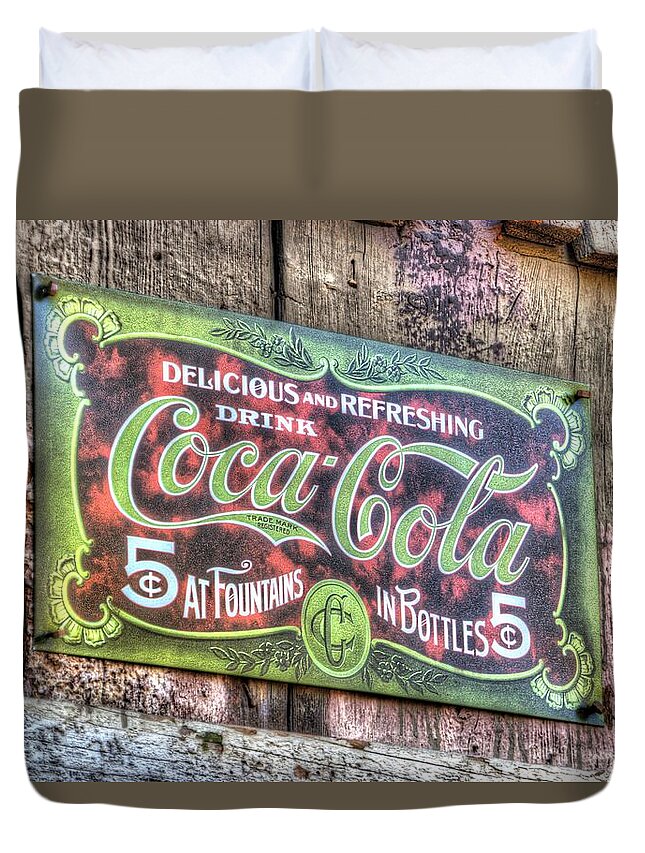 Vintage Duvet Cover featuring the photograph Delicious And Refreshing by Heidi Smith