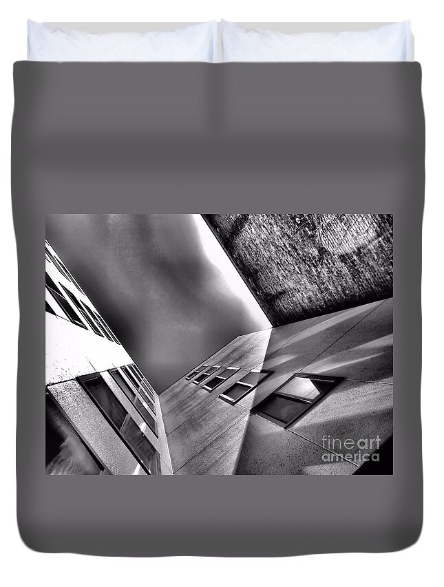 Abstract Duvet Cover featuring the photograph Different Point of View by Lauren Leigh Hunter Fine Art Photography