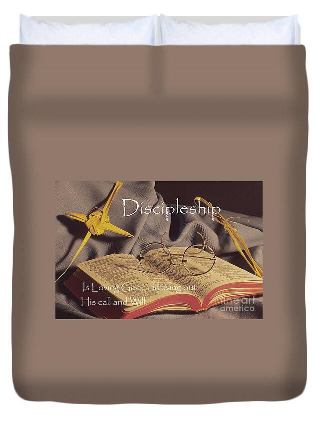 Discipleship Duvet Cover featuring the photograph Discipleship by Sharon Elliott