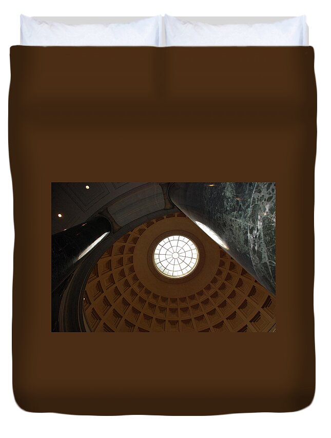 Washington Duvet Cover featuring the photograph Dome Reflections by Kenny Glover