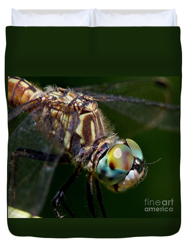 Insect Duvet Cover featuring the photograph Dragons Breath by Robert Woodward