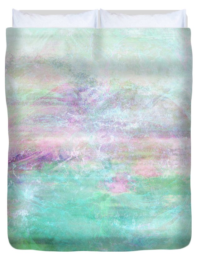 Abstract Art Duvet Cover featuring the painting Dream - Abstract Art by Jaison Cianelli