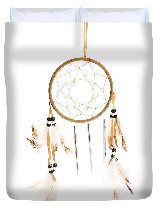 Still Life Duvet Cover featuring the photograph Dream Catcher by Photo Researchers