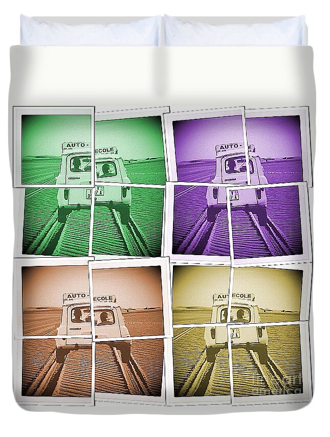 Car Duvet Cover featuring the photograph Dsd4 by HELGE Art Gallery