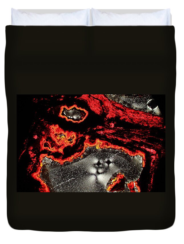 Meteorites Duvet Cover featuring the photograph Edge Of The Universe by Hodges Jeffery