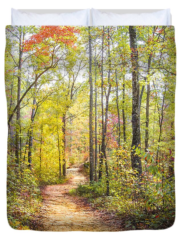 Appalachia Duvet Cover featuring the photograph Elfin Forest by Debra and Dave Vanderlaan