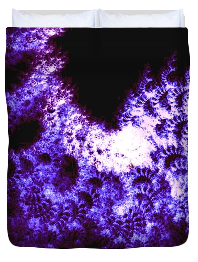 Cosmos Duvet Cover featuring the digital art Emerging Id by Steed Edwards