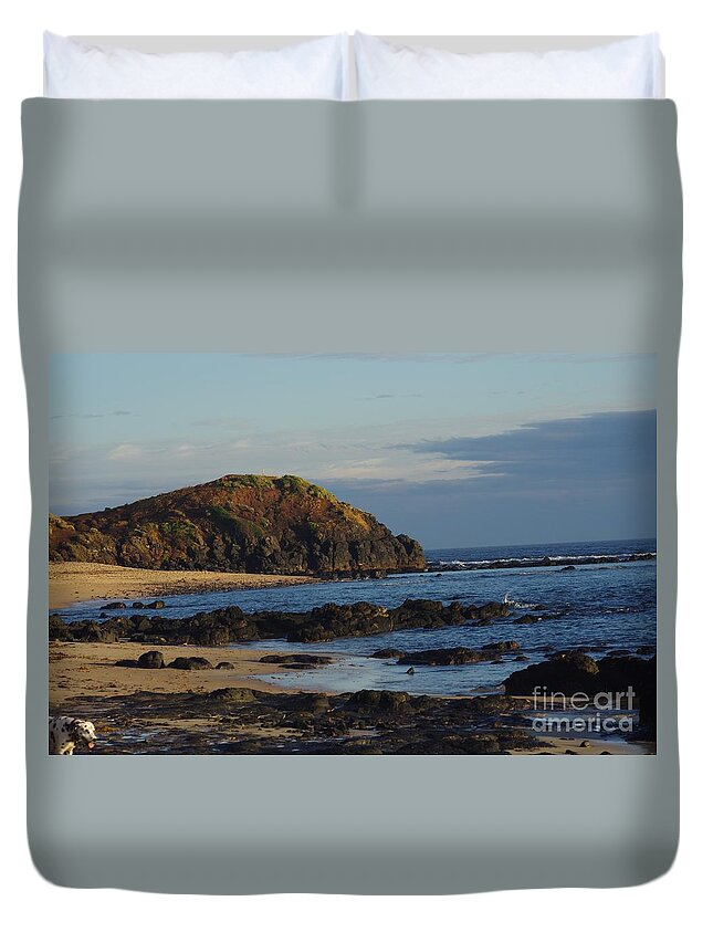 Express Point Duvet Cover featuring the photograph Express Point by Blair Stuart