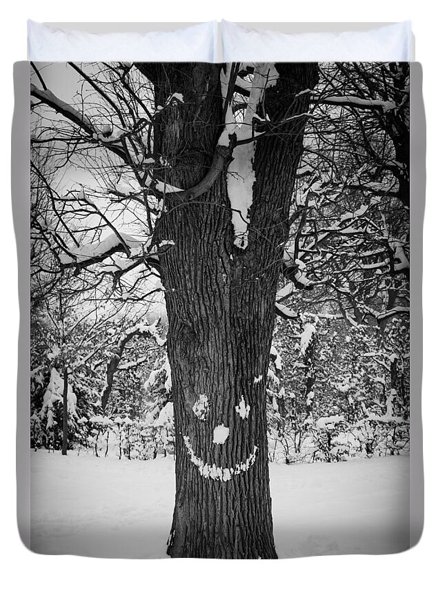 Winter Duvet Cover featuring the photograph Face Of The Winter by Andreas Berthold