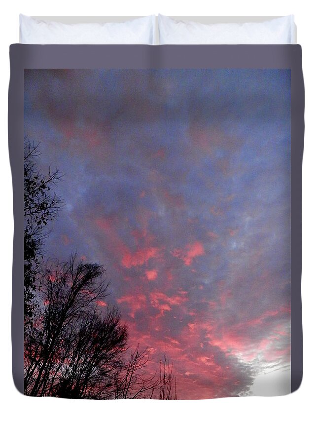 Sunrise Duvet Cover featuring the photograph Fading Away by Kim Galluzzo