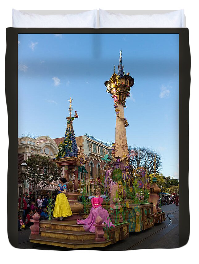 Snow Duvet Cover featuring the photograph Fairy Tales Do Come True by Heidi Smith