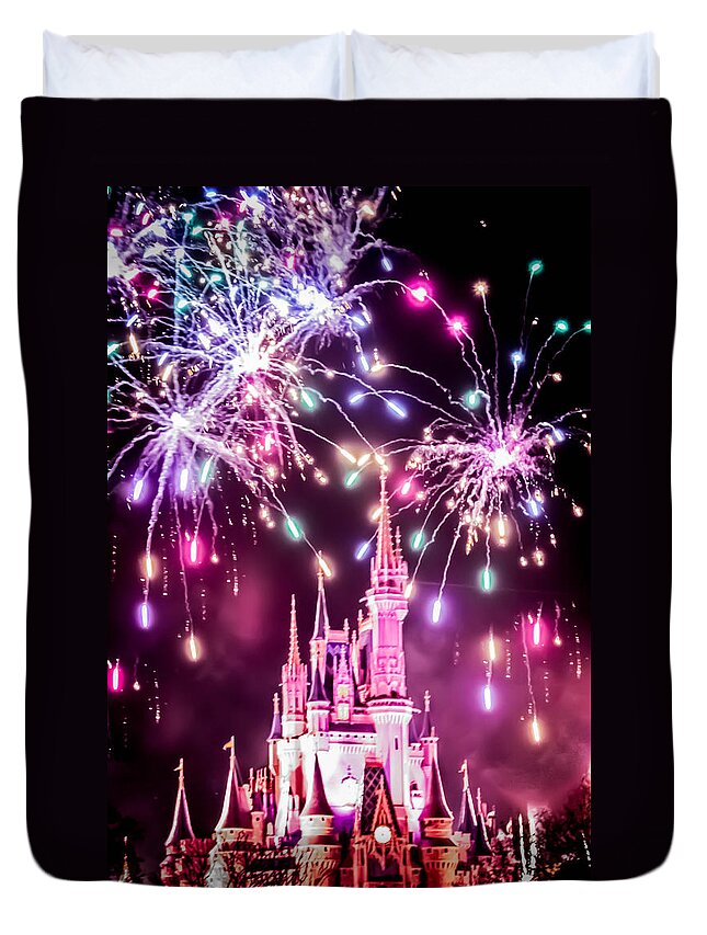 Disney Duvet Cover featuring the photograph Fairytales Do Come True by Sara Frank