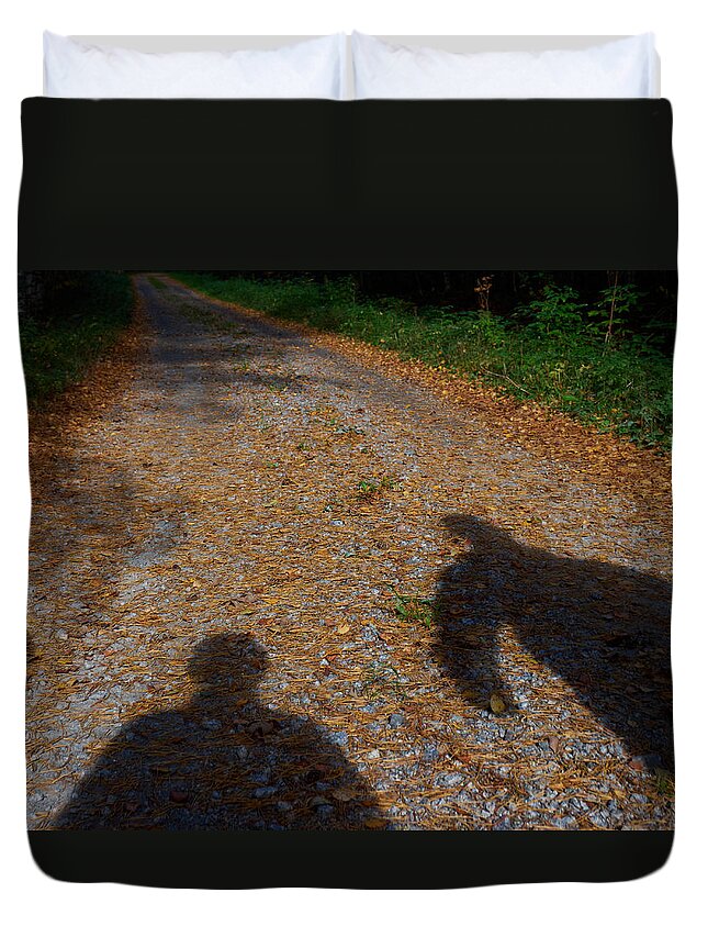 Finland Duvet Cover featuring the photograph Familiar shadows by Jouko Lehto