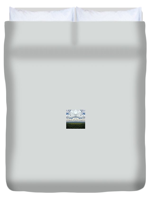 Fields Duvet Cover featuring the photograph Fields of Grass by Kathleen Odenthal