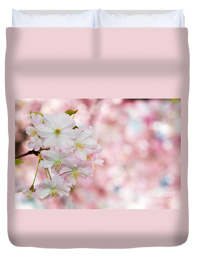 Blossom Duvet Cover featuring the photograph Finest Spring Time by Hannes Cmarits