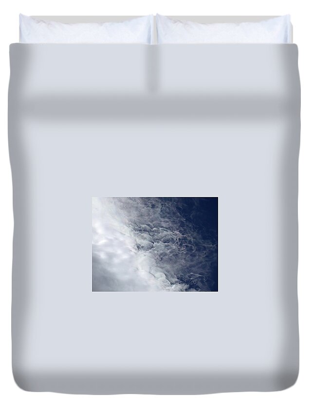 Cloud Duvet Cover featuring the photograph Fire Cloud by Shane Bechler