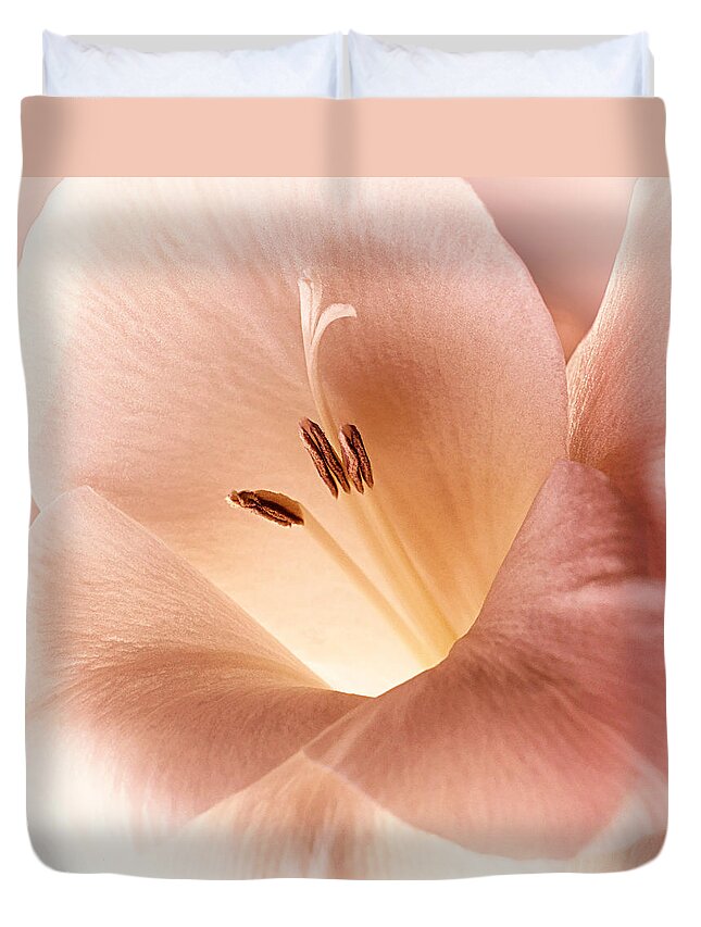 Floral Duvet Cover featuring the photograph Firefly by Darlene Kwiatkowski