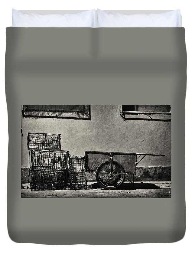 Fishing Duvet Cover featuring the photograph Fishing Gear by Pablo Lopez
