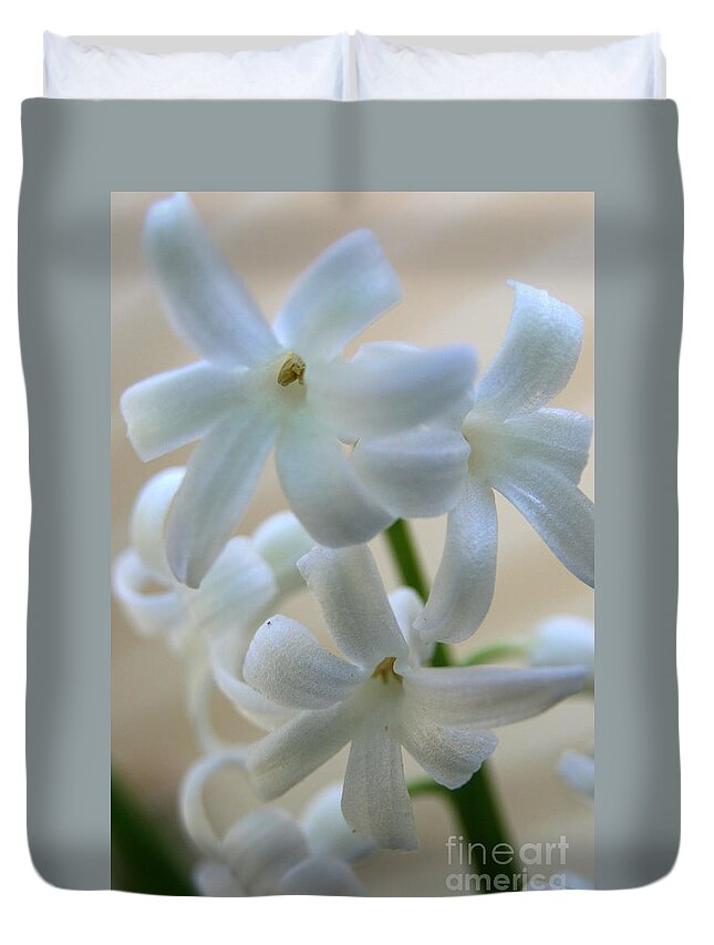 Fine Art Duvet Cover featuring the photograph Floral Design by Neal Eslinger