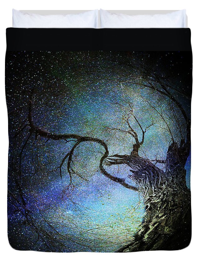 Bark Duvet Cover featuring the photograph Forest Magic by Michele Cornelius