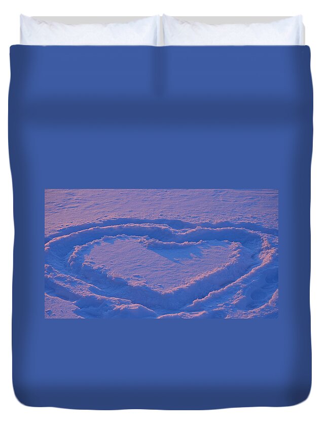 Valentine Duvet Cover featuring the photograph Forever by James Petersen