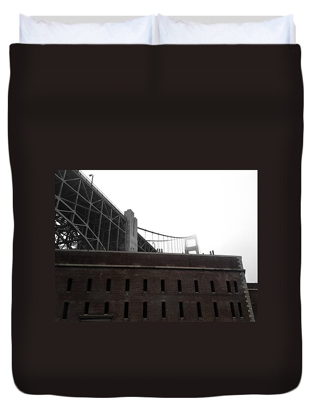 Fort Point Duvet Cover featuring the photograph Fort Point by Spencer Hughes