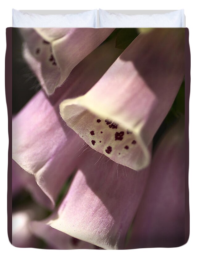 Lamiales Duvet Cover featuring the photograph Foxglove by Joy Watson