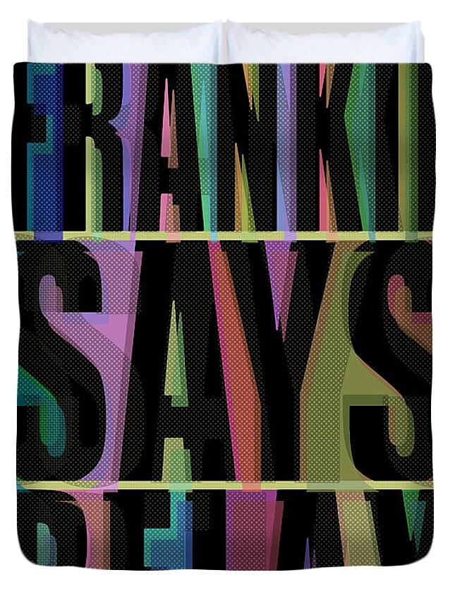Frankie Says Relax Frankie Goes To Hollywood Duvet Cover For Sale