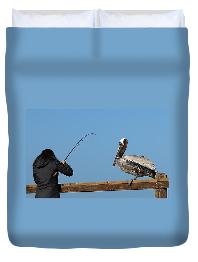 Wild Duvet Cover featuring the photograph Free Dinner by Christy Pooschke