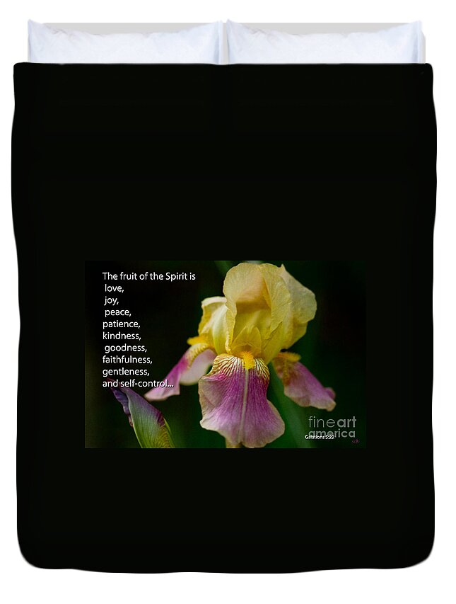 Spring Duvet Cover featuring the photograph Fruit of the Spirit by Sandra Clark