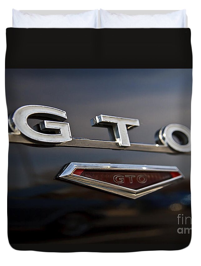 Pontiac Gto Duvet Cover featuring the photograph G T O by Dennis Hedberg