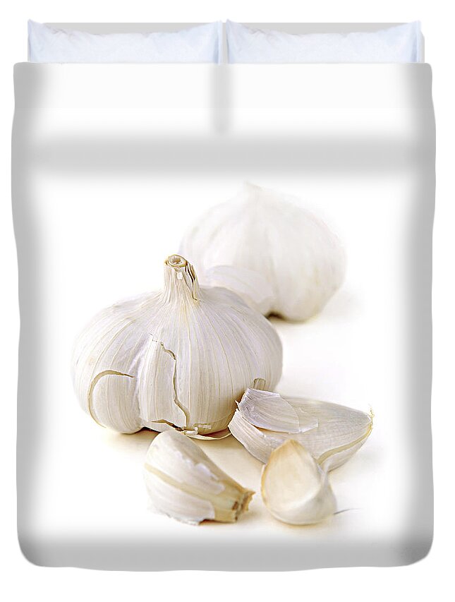 Garlic Duvet Cover featuring the photograph Garlic by Elena Elisseeva