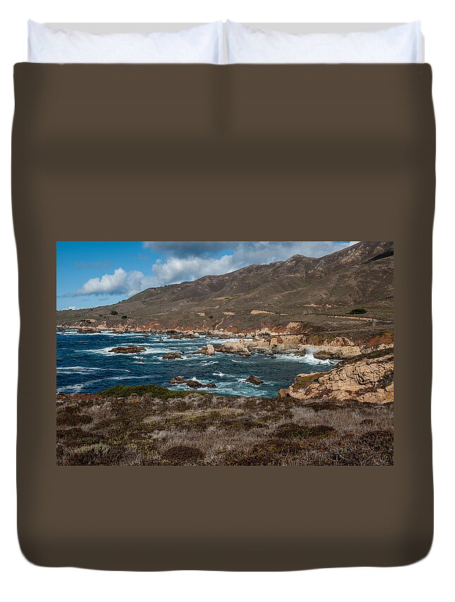 California Duvet Cover featuring the photograph Garrapata Coast by George Buxbaum