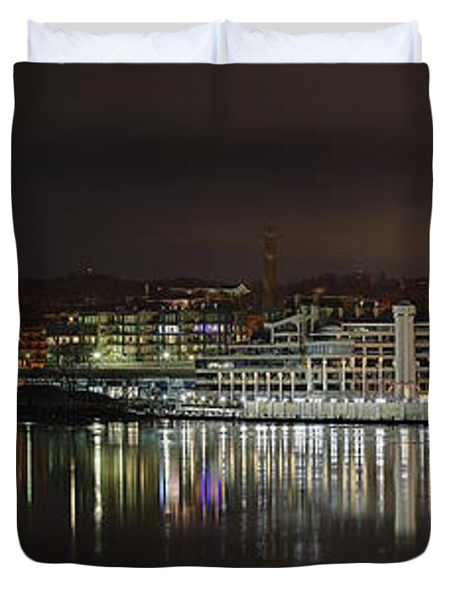 Metro Duvet Cover featuring the photograph Georgetown Waterfront by Metro DC Photography