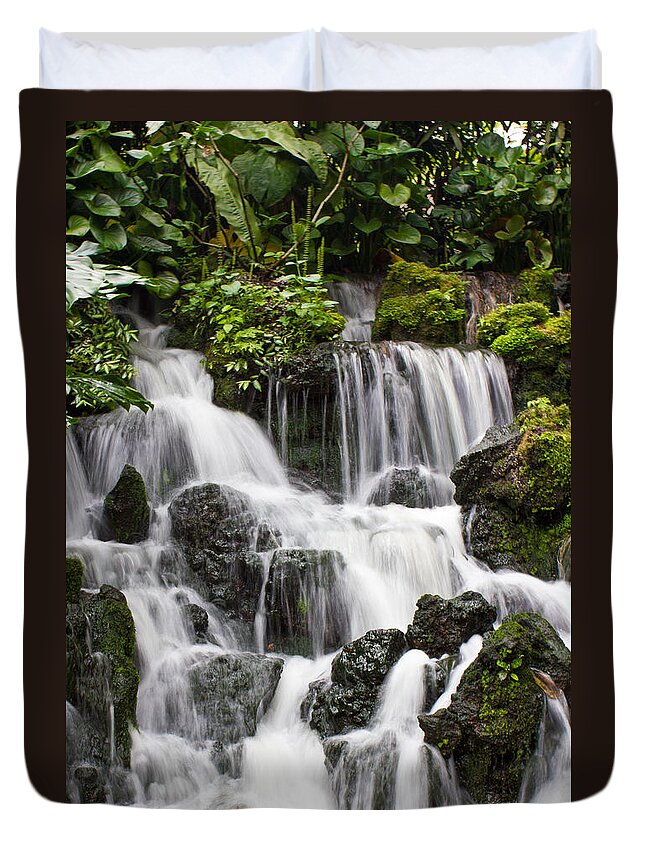 Travel Duvet Cover featuring the photograph Going With The Flow by Christie Kowalski