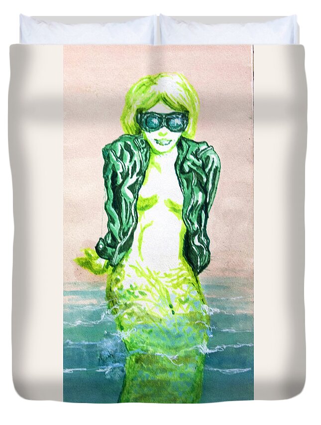 Good Morning Little Mermaid Duvet Cover For Sale By Del Gaizo