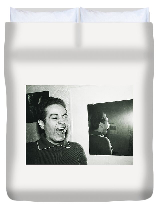 My Brother Duvet Cover featuring the photograph Happiness by Hartmut Jager