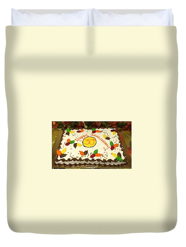 30 Duvet Cover featuring the photograph Happy 30th Anniversary by Chris W Photography AKA Christian Wilson