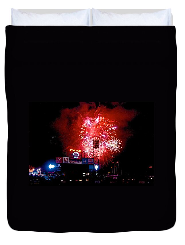 Forth Of July Duvet Cover featuring the photograph Happy 4th Of July by Eric Tressler