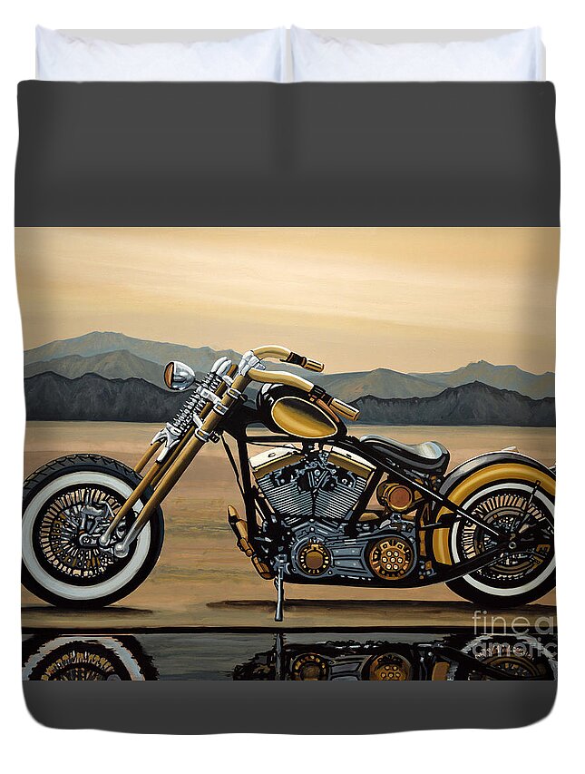 Harley Davidson Duvet Cover For Sale By Paul Meijering